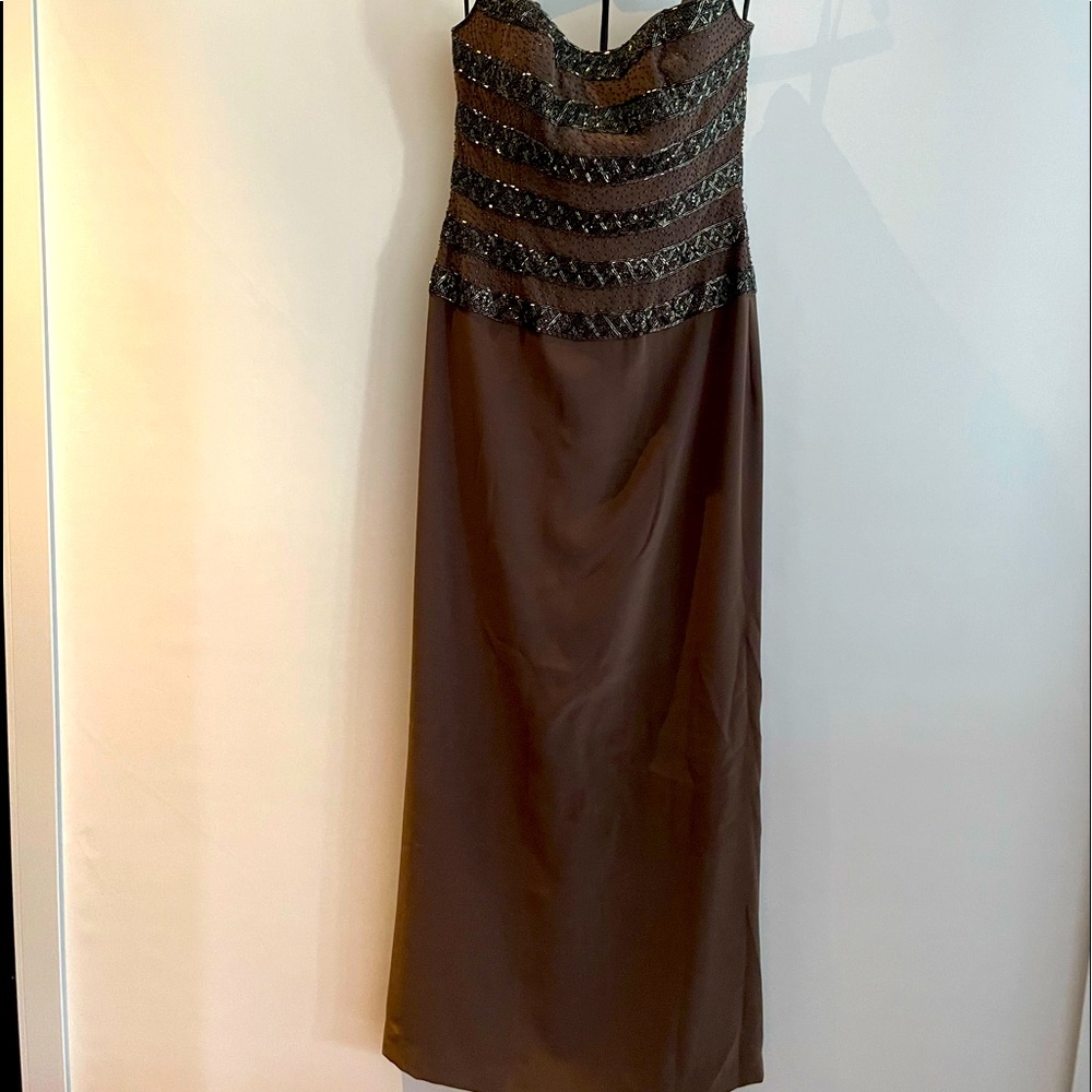 Elegant brown dress